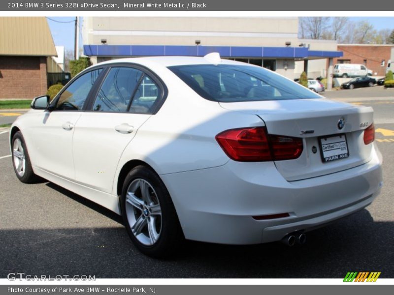 Mineral White Metallic / Black 2014 BMW 3 Series 328i xDrive Sedan