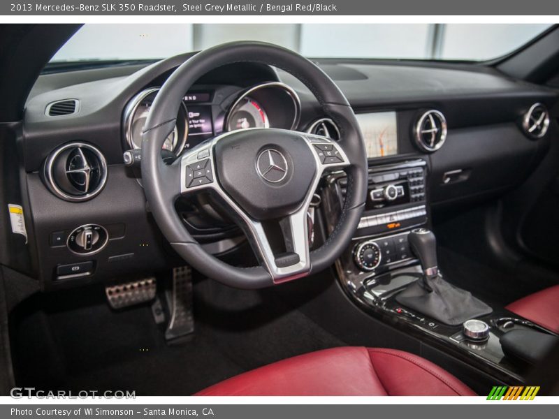 Bengal Red/Black Interior - 2013 SLK 350 Roadster 