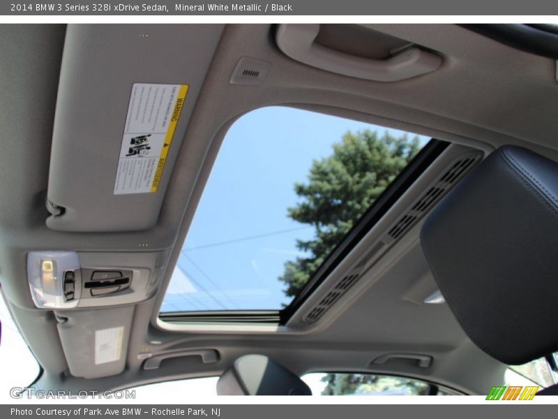 Mineral White Metallic / Black 2014 BMW 3 Series 328i xDrive Sedan