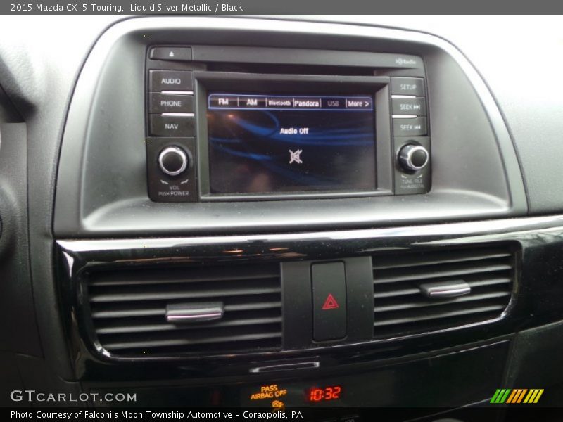 Liquid Silver Metallic / Black 2015 Mazda CX-5 Touring