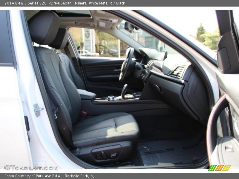 Mineral White Metallic / Black 2014 BMW 3 Series 328i xDrive Sedan