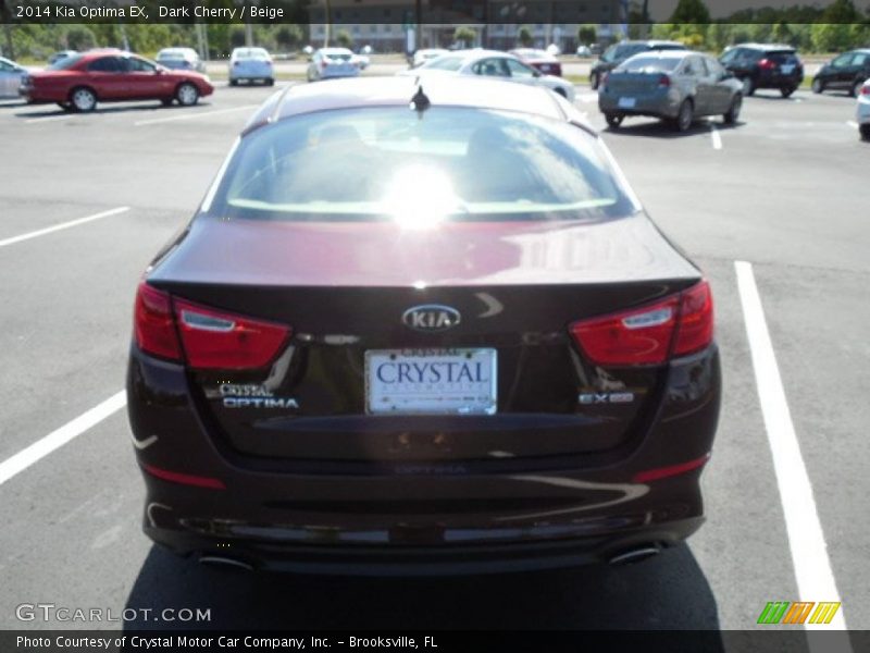 Dark Cherry / Beige 2014 Kia Optima EX