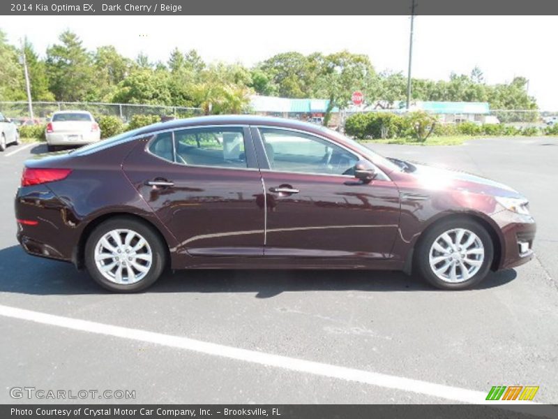 Dark Cherry / Beige 2014 Kia Optima EX