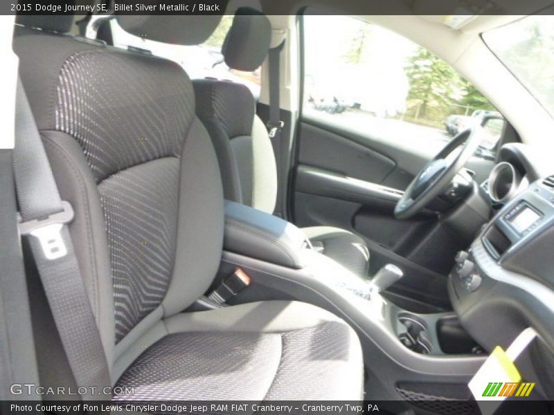 Billet Silver Metallic / Black 2015 Dodge Journey SE