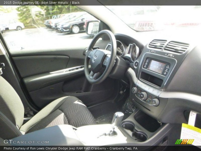 Billet Silver Metallic / Black 2015 Dodge Journey SE