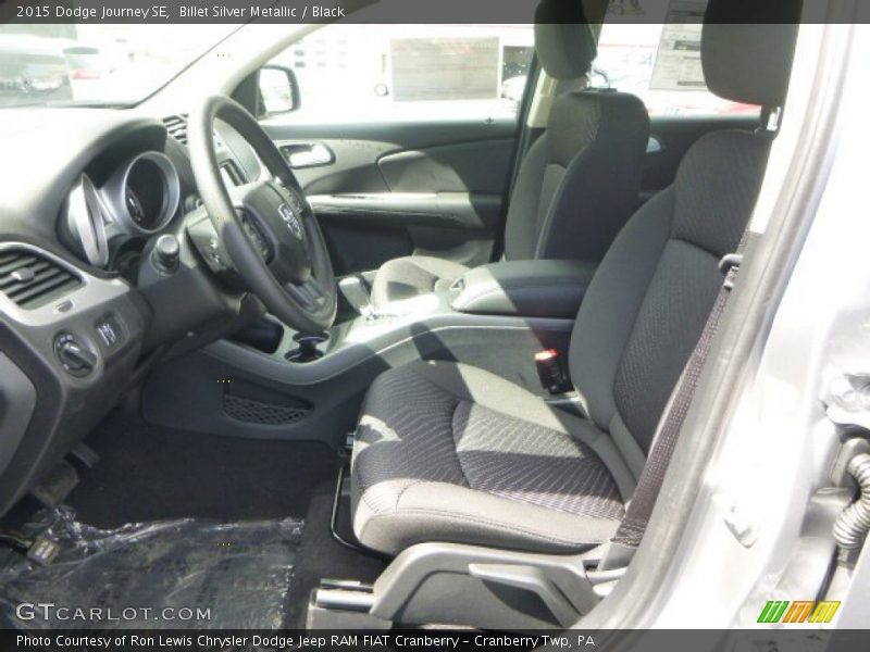 Billet Silver Metallic / Black 2015 Dodge Journey SE