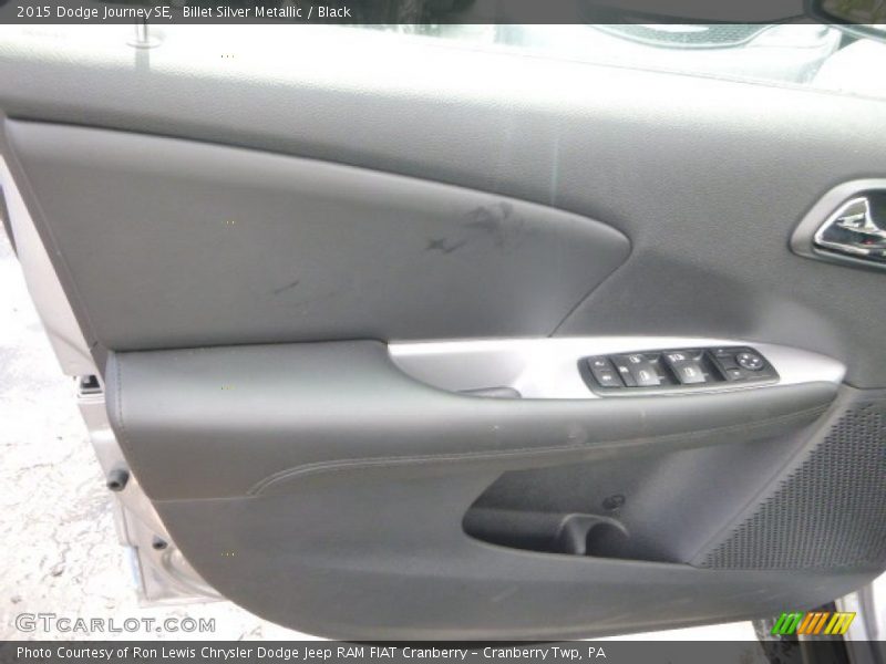 Billet Silver Metallic / Black 2015 Dodge Journey SE