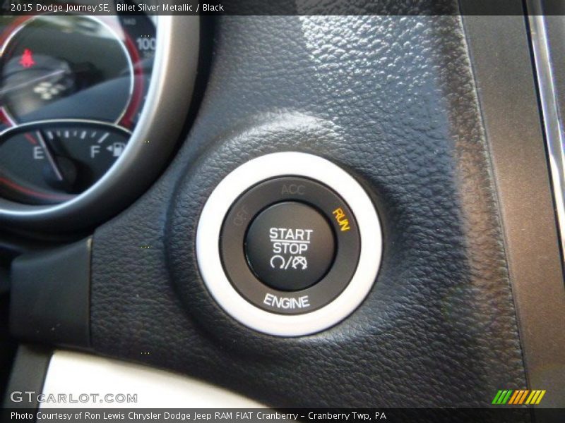 Billet Silver Metallic / Black 2015 Dodge Journey SE