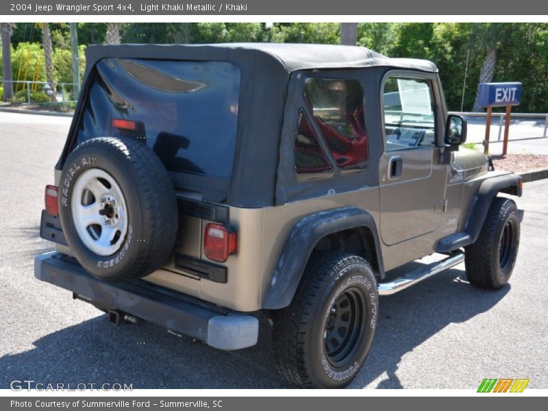 Light Khaki Metallic / Khaki 2004 Jeep Wrangler Sport 4x4