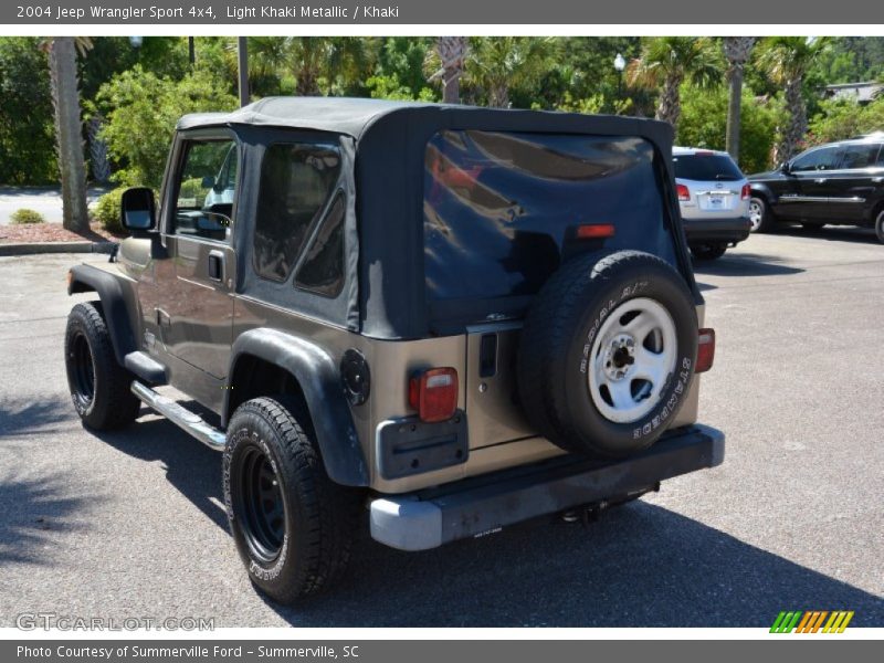 Light Khaki Metallic / Khaki 2004 Jeep Wrangler Sport 4x4