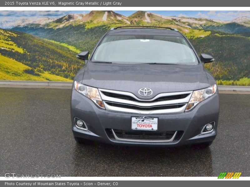 Magnetic Gray Metallic / Light Gray 2015 Toyota Venza XLE V6
