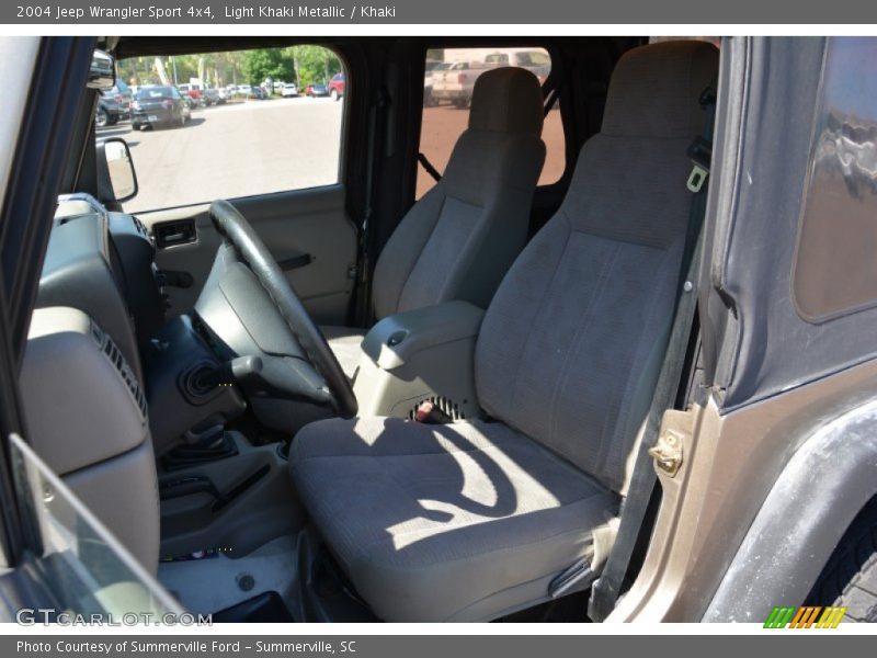 Light Khaki Metallic / Khaki 2004 Jeep Wrangler Sport 4x4