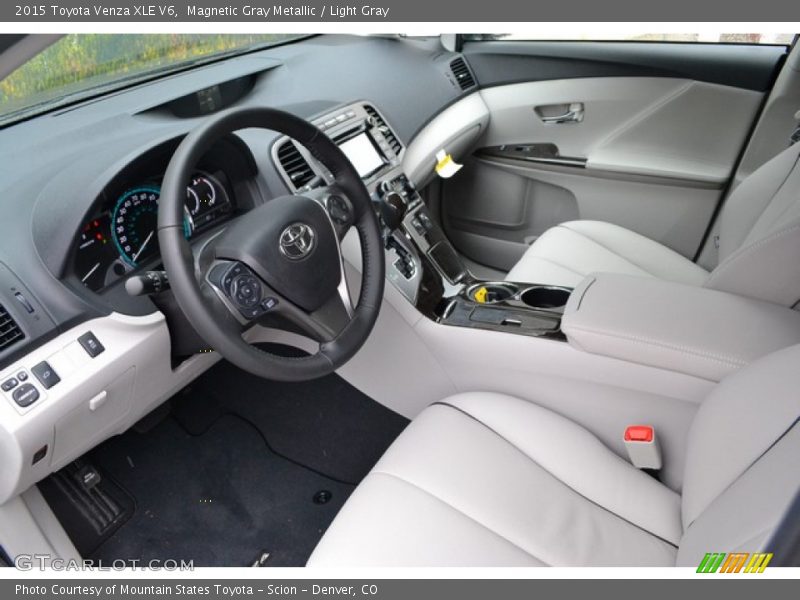 Magnetic Gray Metallic / Light Gray 2015 Toyota Venza XLE V6