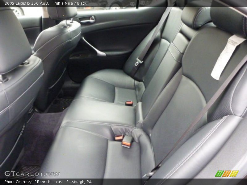 Truffle Mica / Black 2009 Lexus IS 250 AWD