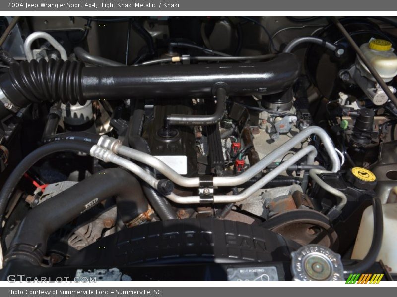 Light Khaki Metallic / Khaki 2004 Jeep Wrangler Sport 4x4