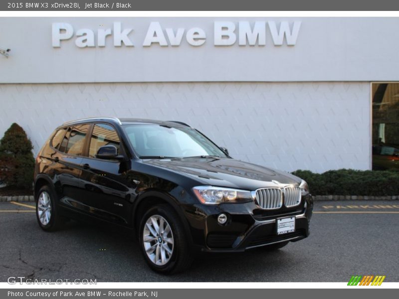 Jet Black / Black 2015 BMW X3 xDrive28i
