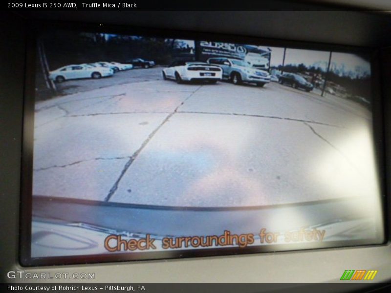 Truffle Mica / Black 2009 Lexus IS 250 AWD