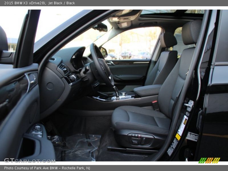 Jet Black / Black 2015 BMW X3 xDrive28i