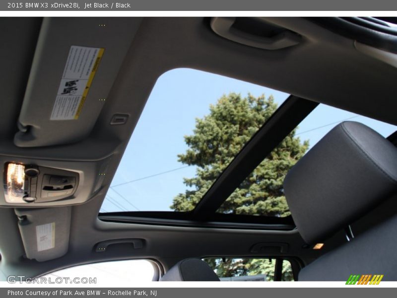 Jet Black / Black 2015 BMW X3 xDrive28i