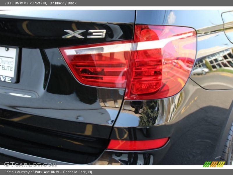Jet Black / Black 2015 BMW X3 xDrive28i