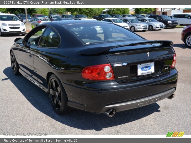 Phantom Black Metallic / Black 2005 Pontiac GTO Coupe