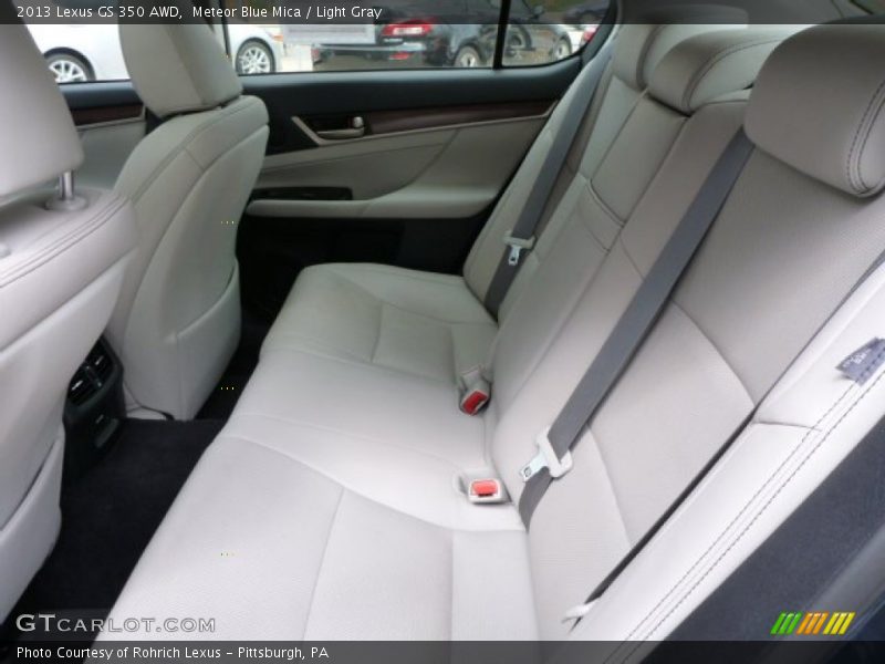 Meteor Blue Mica / Light Gray 2013 Lexus GS 350 AWD