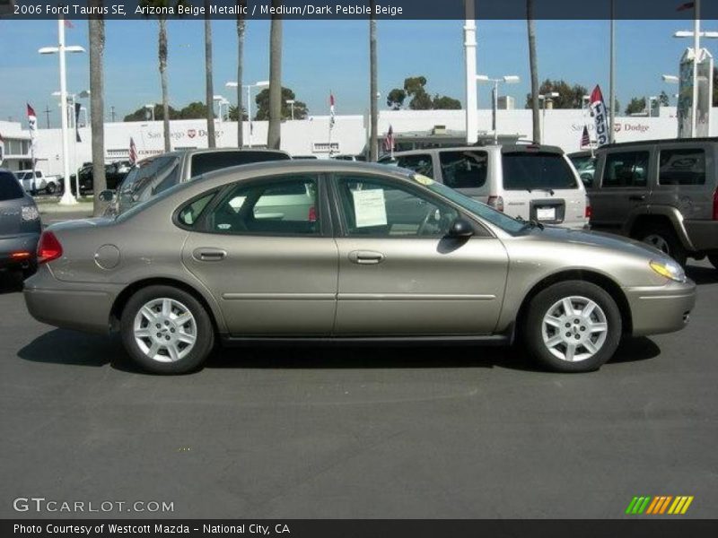 Arizona Beige Metallic / Medium/Dark Pebble Beige 2006 Ford Taurus SE