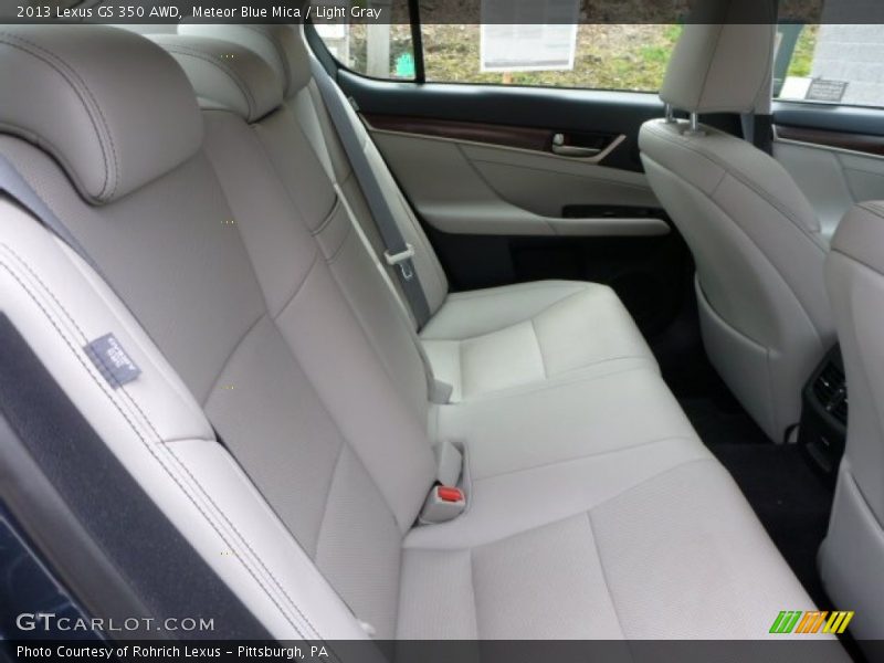 Meteor Blue Mica / Light Gray 2013 Lexus GS 350 AWD