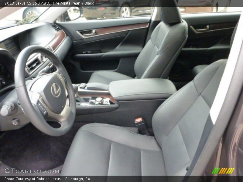 Fire Agate Pearl / Black 2013 Lexus GS 350 AWD