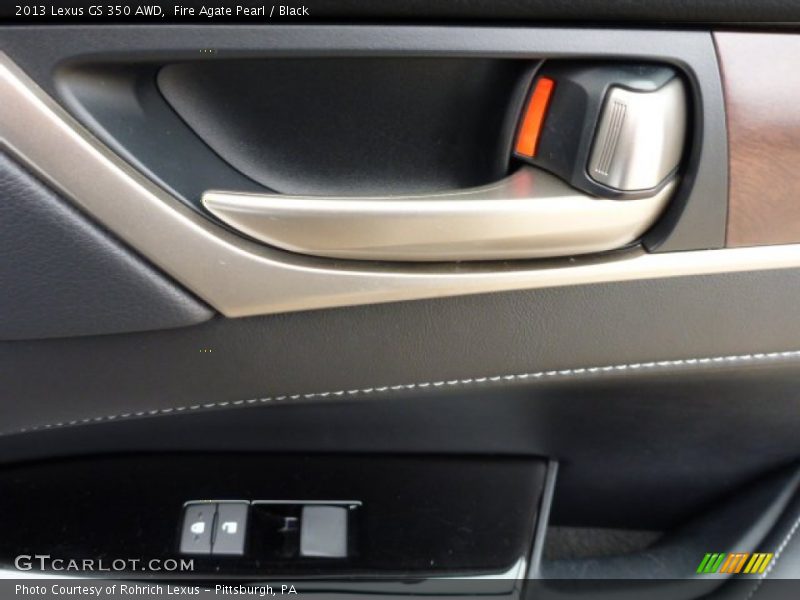 Fire Agate Pearl / Black 2013 Lexus GS 350 AWD