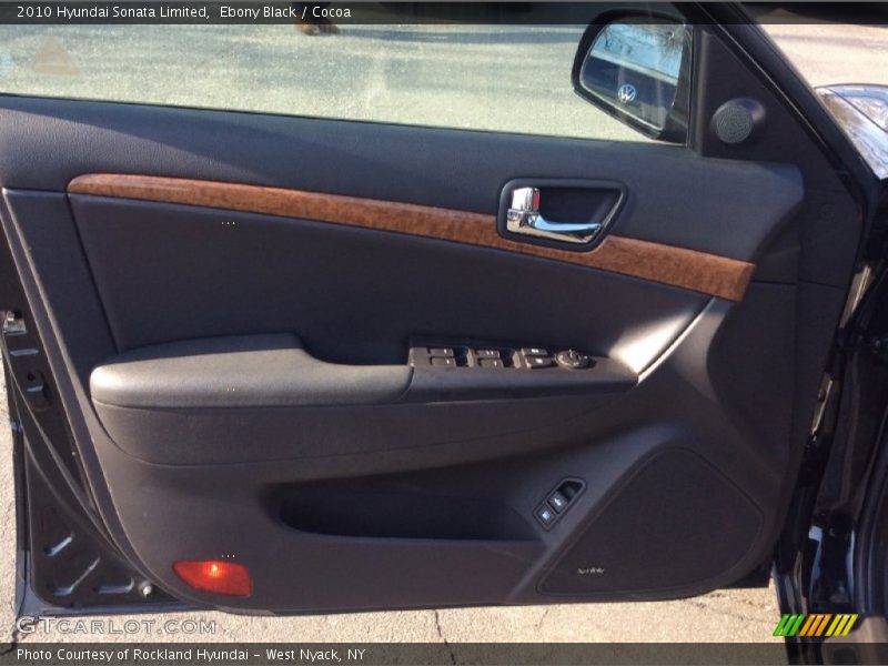 Ebony Black / Cocoa 2010 Hyundai Sonata Limited