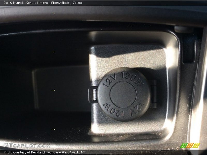 Ebony Black / Cocoa 2010 Hyundai Sonata Limited