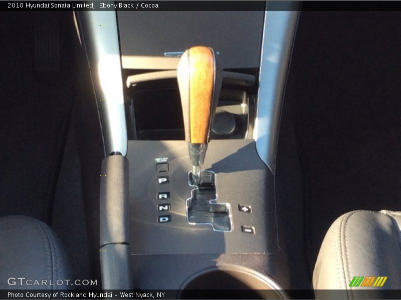 Ebony Black / Cocoa 2010 Hyundai Sonata Limited