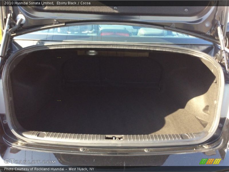 Ebony Black / Cocoa 2010 Hyundai Sonata Limited