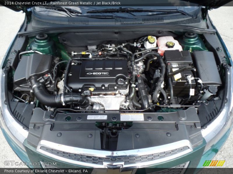  2014 Cruze LT Engine - 1.4 Liter Turbocharged DOHC 16-Valve VVT ECOTEC 4 Cylinder