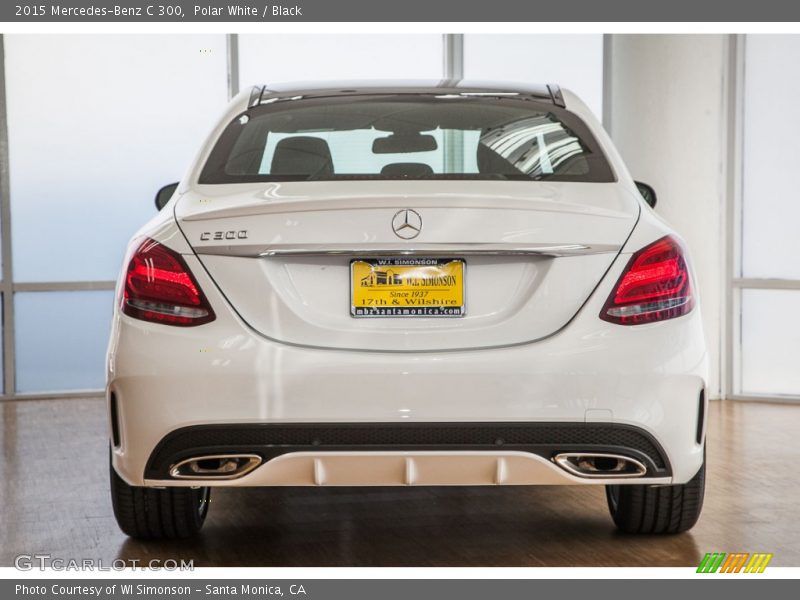 Polar White / Black 2015 Mercedes-Benz C 300