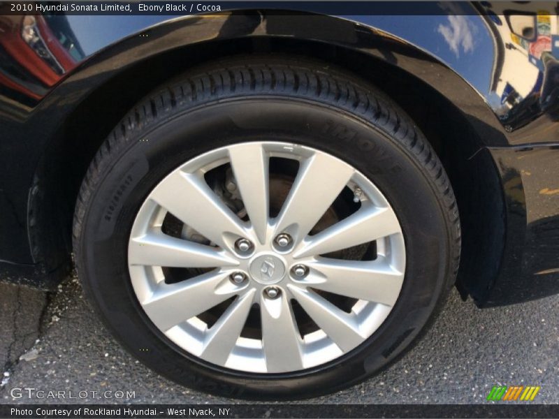 Ebony Black / Cocoa 2010 Hyundai Sonata Limited