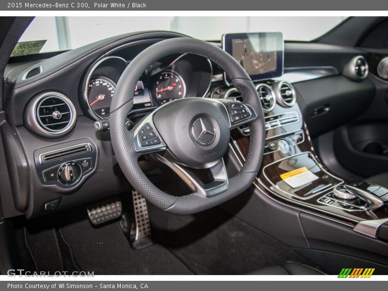Polar White / Black 2015 Mercedes-Benz C 300