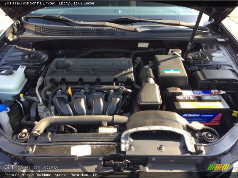 Ebony Black / Cocoa 2010 Hyundai Sonata Limited