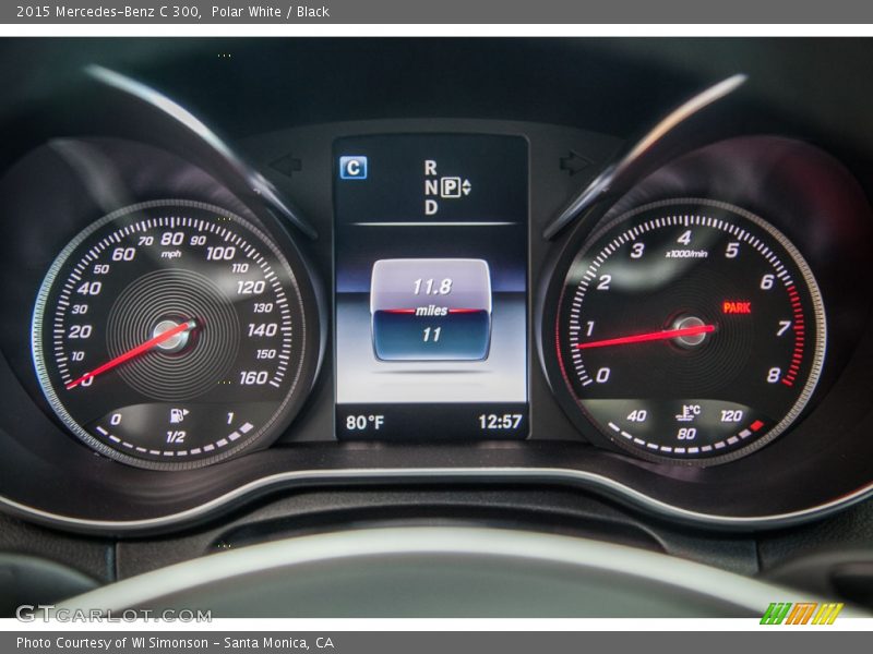 Polar White / Black 2015 Mercedes-Benz C 300