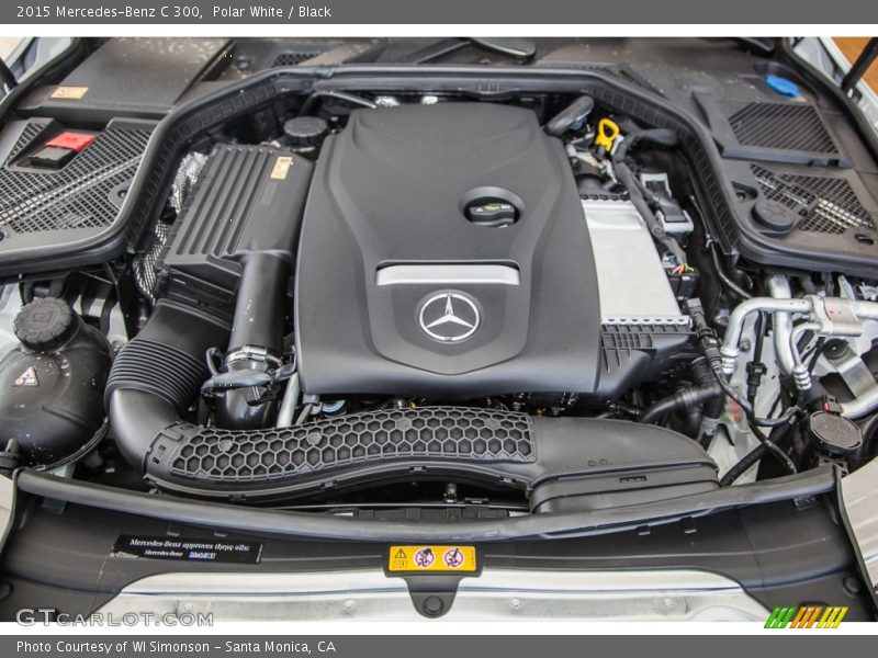 Polar White / Black 2015 Mercedes-Benz C 300