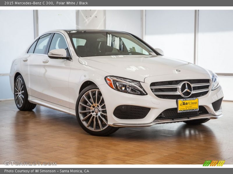 Polar White / Black 2015 Mercedes-Benz C 300