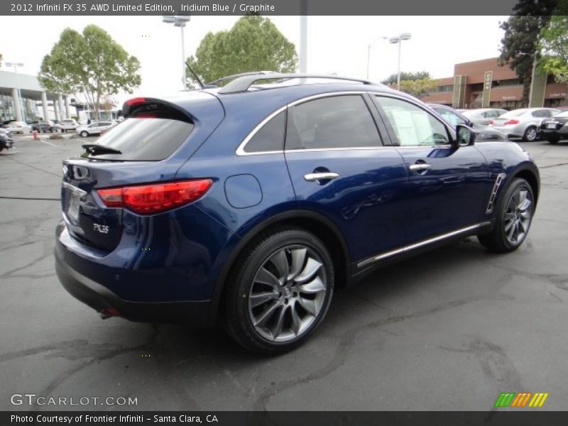 Iridium Blue / Graphite 2012 Infiniti FX 35 AWD Limited Edition