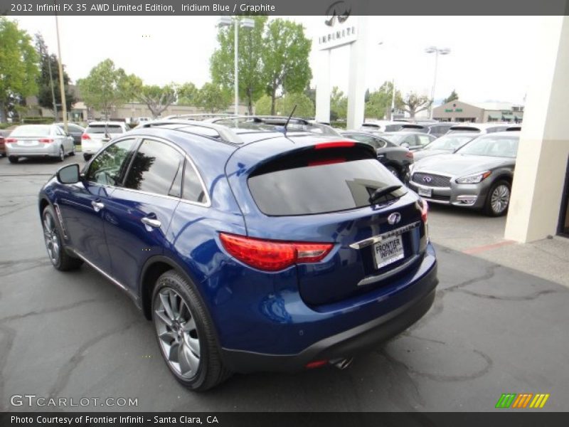 Iridium Blue / Graphite 2012 Infiniti FX 35 AWD Limited Edition