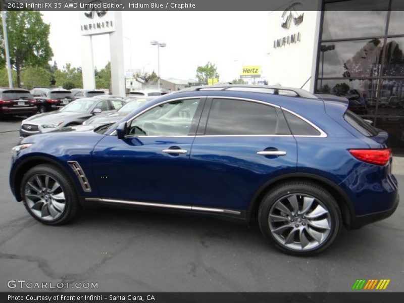 Iridium Blue / Graphite 2012 Infiniti FX 35 AWD Limited Edition