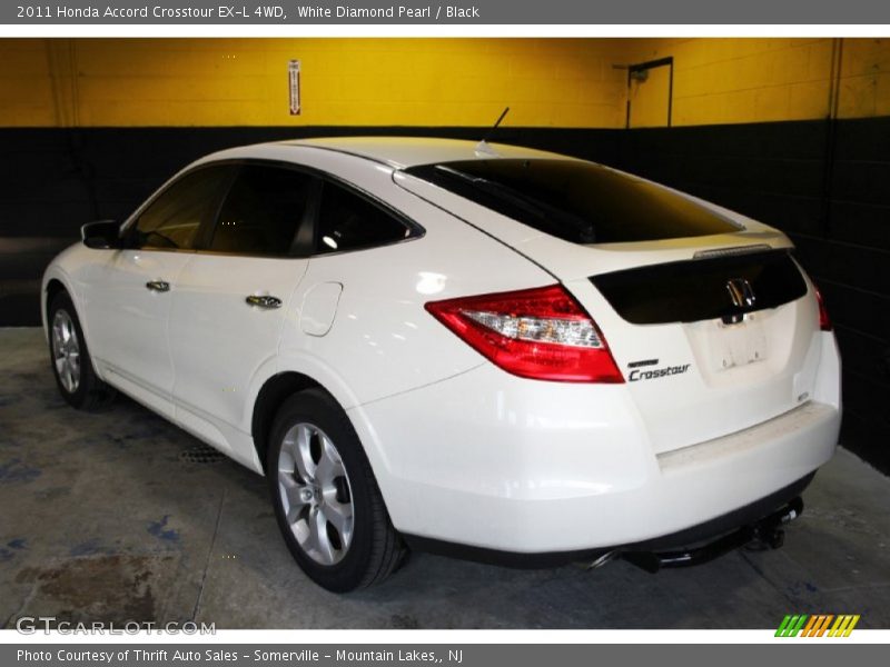 White Diamond Pearl / Black 2011 Honda Accord Crosstour EX-L 4WD