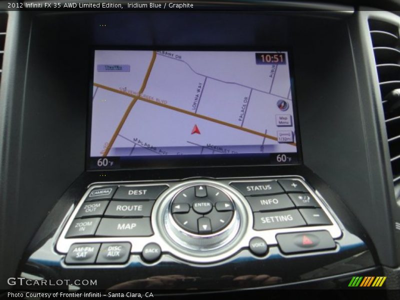 Iridium Blue / Graphite 2012 Infiniti FX 35 AWD Limited Edition