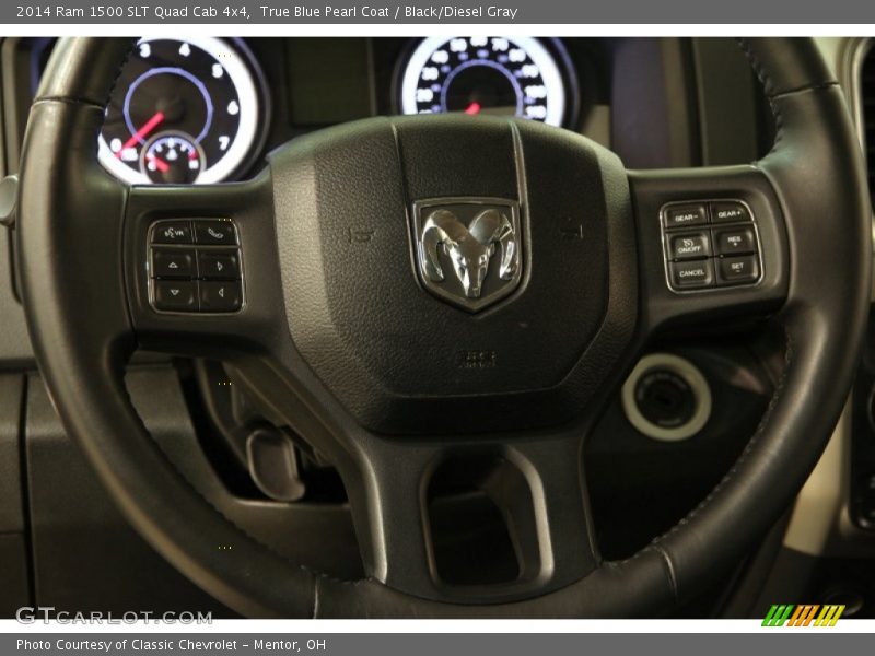  2014 1500 SLT Quad Cab 4x4 Steering Wheel