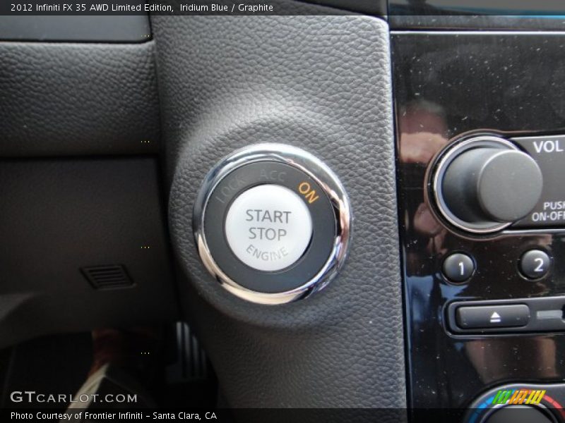 Iridium Blue / Graphite 2012 Infiniti FX 35 AWD Limited Edition