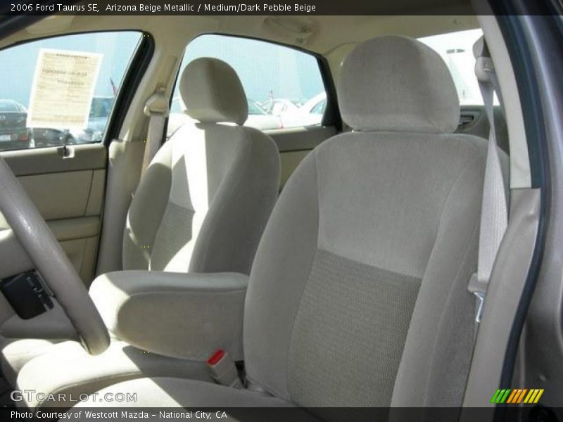 Arizona Beige Metallic / Medium/Dark Pebble Beige 2006 Ford Taurus SE